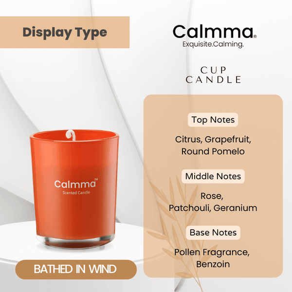 SCENTED CANDLE (CUP DESIGN) - Calmma SG