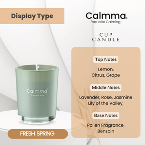 SCENTED CANDLE (CUP DESIGN) - Calmma SG