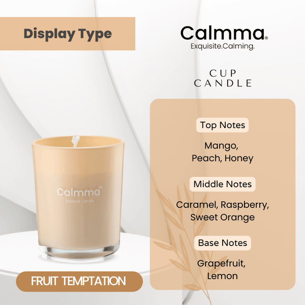 SCENTED CANDLE (CUP DESIGN) - Calmma SG