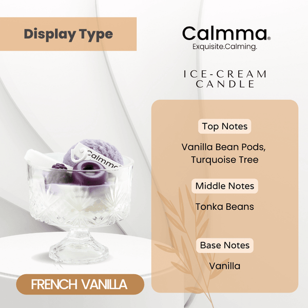 SCENTED CANDLE (ICE CREAM DESIGN) - Calmma SG